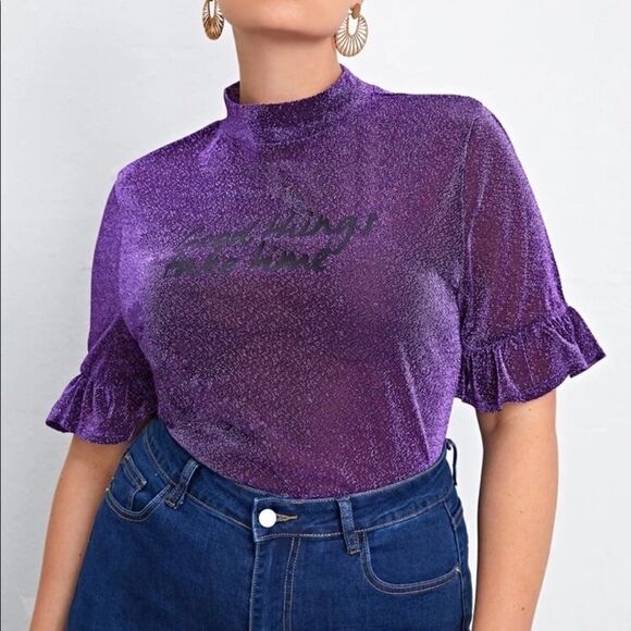 Shimmer Sparkly Blouse - Picture 1 of 5